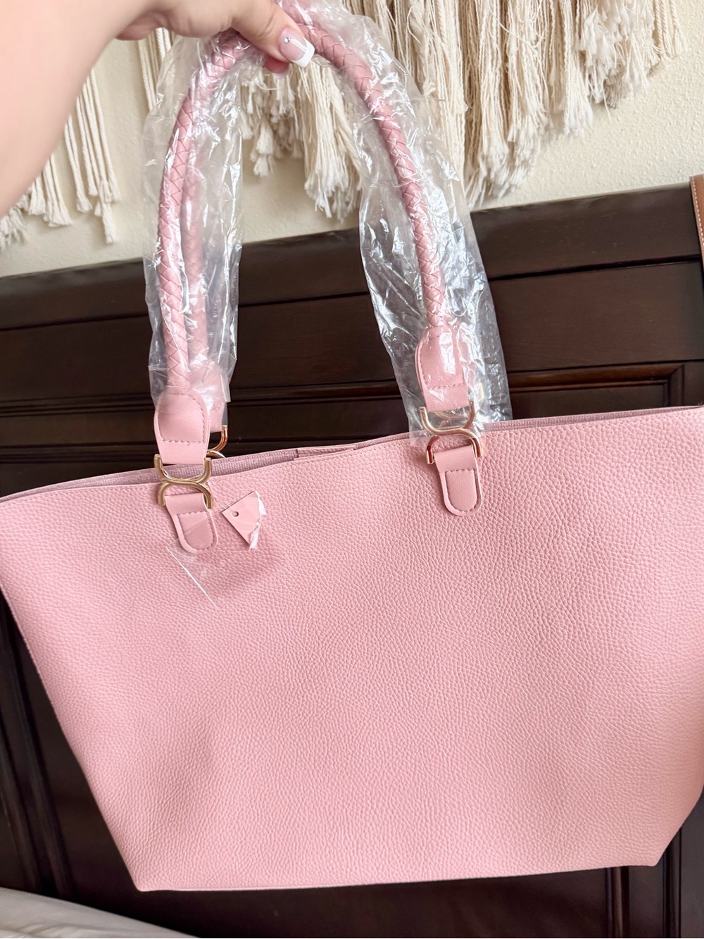 Women's Blush Pink Tote Bag - Classic Everyday Carry